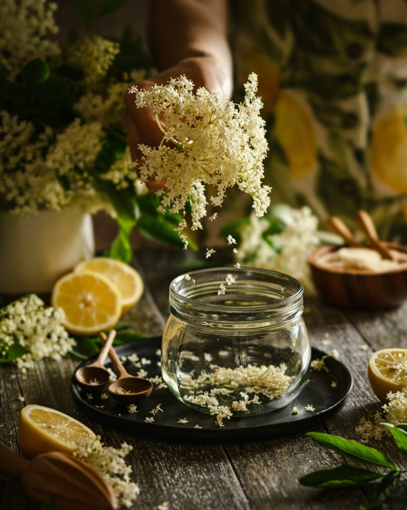 Elderflower tea
